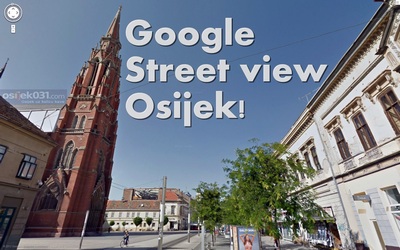 karta osijeka google Google street view Osijek! Pronađite svoju kuću, ured, omiljenu klupu! karta osijeka google