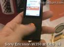 Sony Ericsson W350 at CES 2008