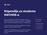 Osječka tvrtka Mono studentima MATHOS-a nudi 3000 kuna stipendije i posao po završetku studija