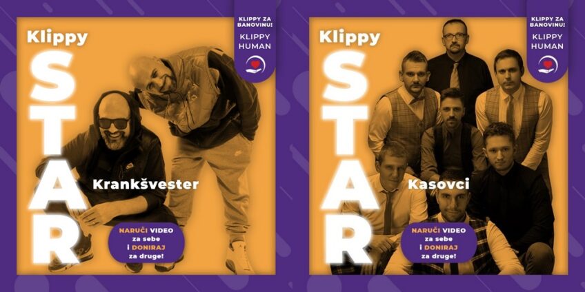 [VIDEO] Klippy za Banovinu – Naruči video za sebe i doniraj za druge