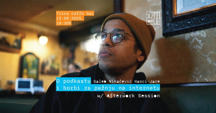 Caffe bar Trica: Predavanje: Galeb Nikačević (Agelast podcast)w/ Afterwork session
