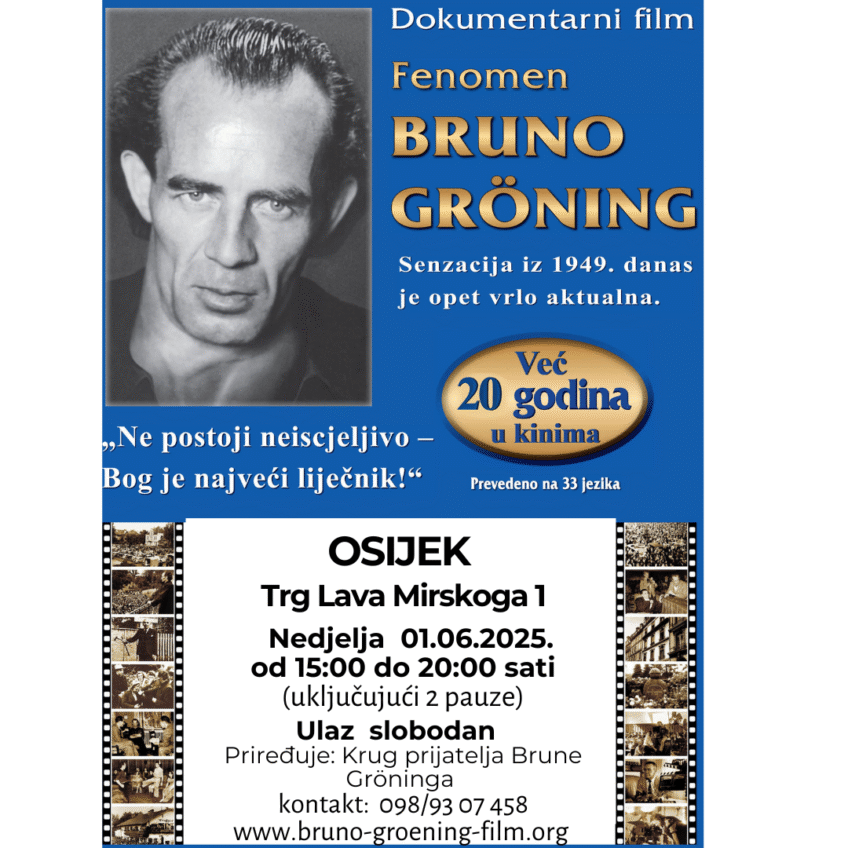 GČ Gornji grad: Film “Fenomen Bruno Groning”