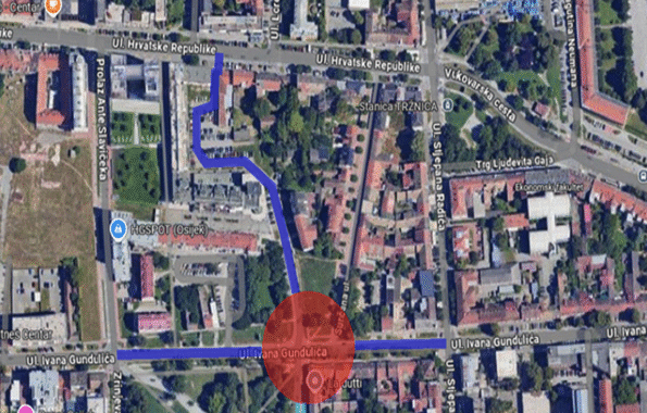 Od srijede obustava prometa na raskrižju Gundulićeve i istočne strane Ulice Zrinjevac