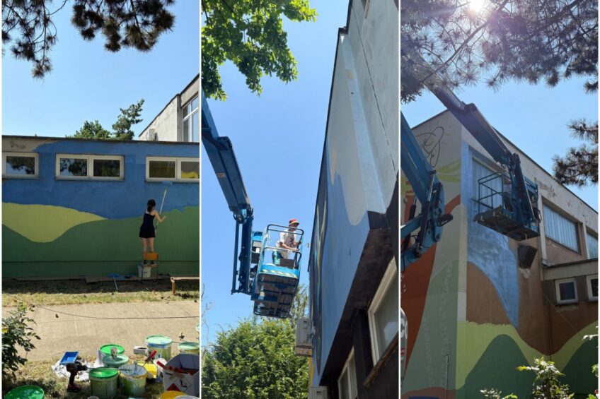 Školski zid kao prostor podrške i zajedništva: Novi mural u Osijeku potiče razgovor o mentalnom zdravlju djece