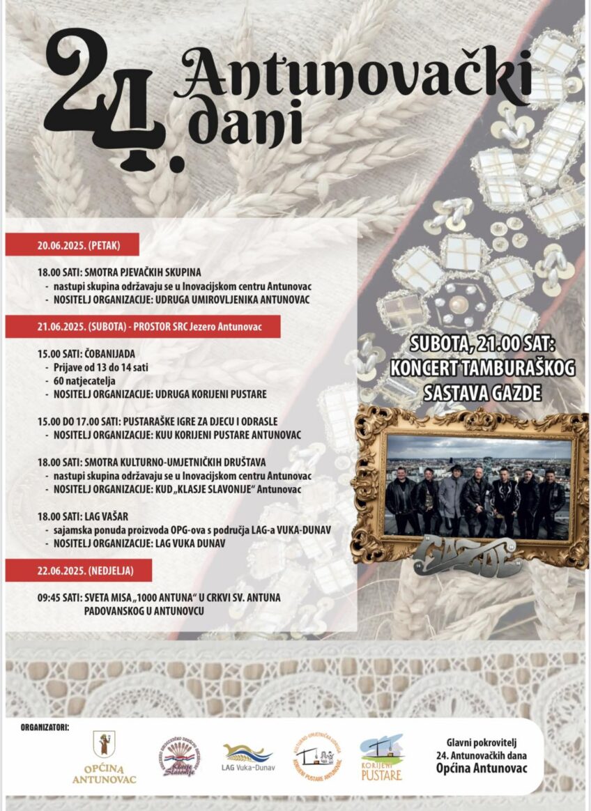 24. Antunovački dani [program, 2025.]
