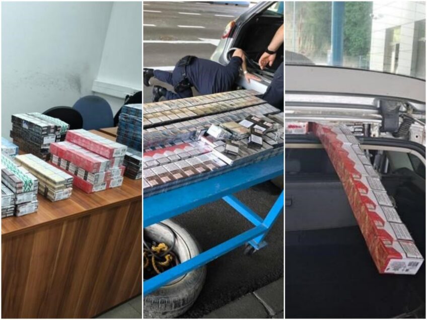 Šok na granici: 62-godišnjak pokušao prošvercati više od tisuću kutija cigareta — uhvaćen na licu mjesta!