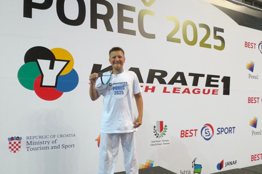 Luka Mesić viceprvak WKF Svjetskog karate kupa za mlade do 12 godina