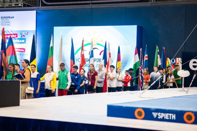 [FOTO] Sport ujedinjuje: EYOF otvoren u Osijeku, 500 mladih gimnastičara iz 40 zemalja stiglo u Gradski vrt