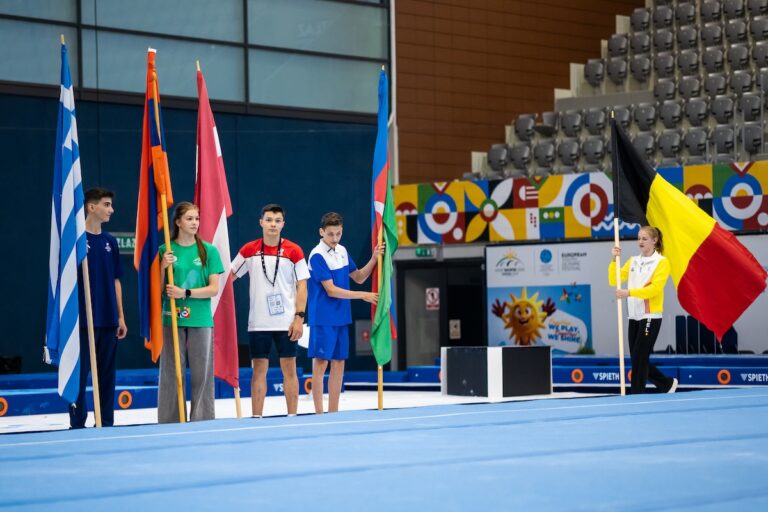 [FOTO] Sport ujedinjuje: EYOF otvoren u Osijeku, 500 mladih gimnastičara iz 40 zemalja stiglo u Gradski vrt