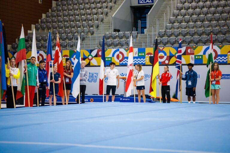 [FOTO] Sport ujedinjuje: EYOF otvoren u Osijeku, 500 mladih gimnastičara iz 40 zemalja stiglo u Gradski vrt