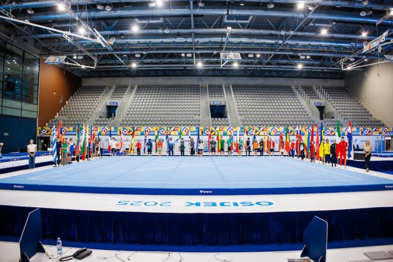 [FOTO] Sport ujedinjuje: EYOF otvoren u Osijeku, 500 mladih gimnastičara iz 40 zemalja stiglo u Gradski vrt