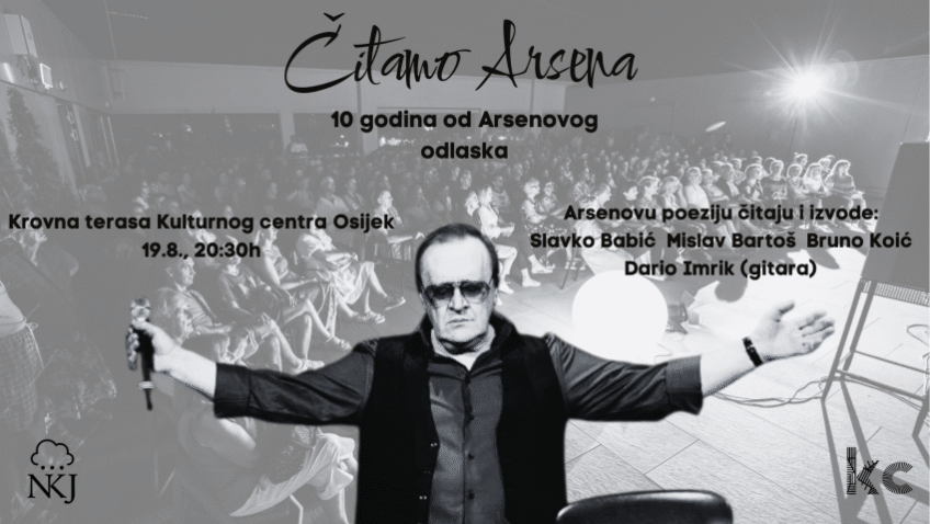 Krovna terasa Kulturnog centra: Čitamo Arsena [2025.]