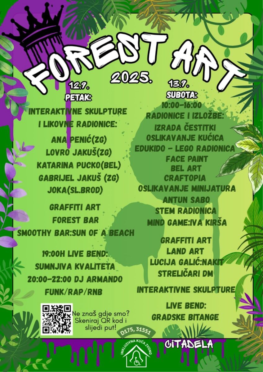 Belišće: 11. Forest Art festival [program, 2025.]