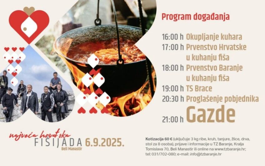 Beli Manastir: Najveća hrvatska fišijada 2025.