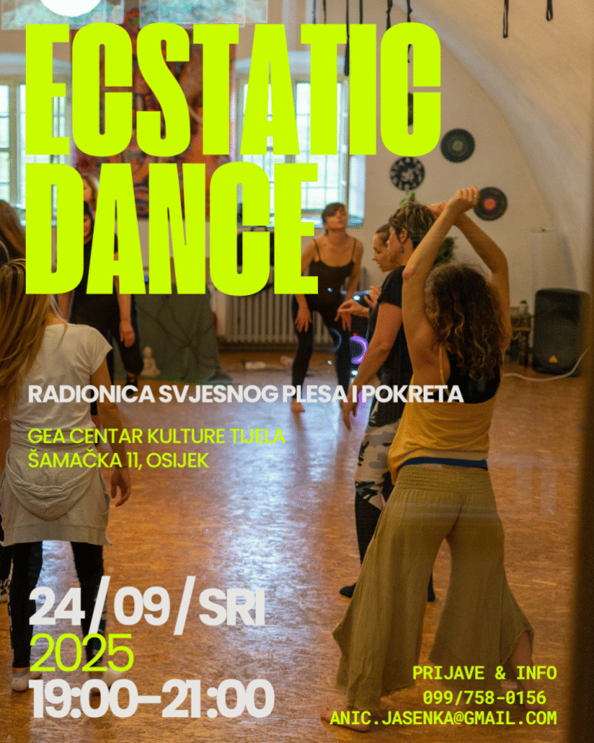 GEA centar kulture tijela: Ecstatic dance radionica