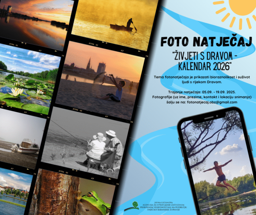 Povodom Međunarodnog dana rijeke Drava – foto natječaj “Živjeti s Dravom”