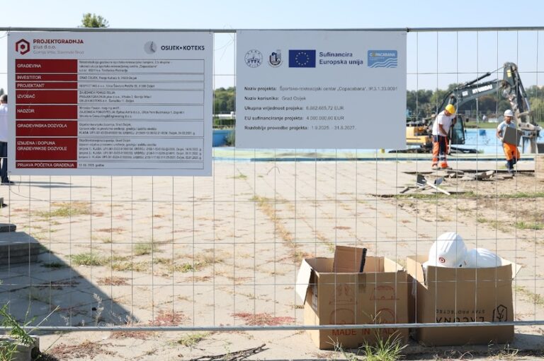 [FOTO] Počela je II. faza rekonstrukcije osječke Copacabane