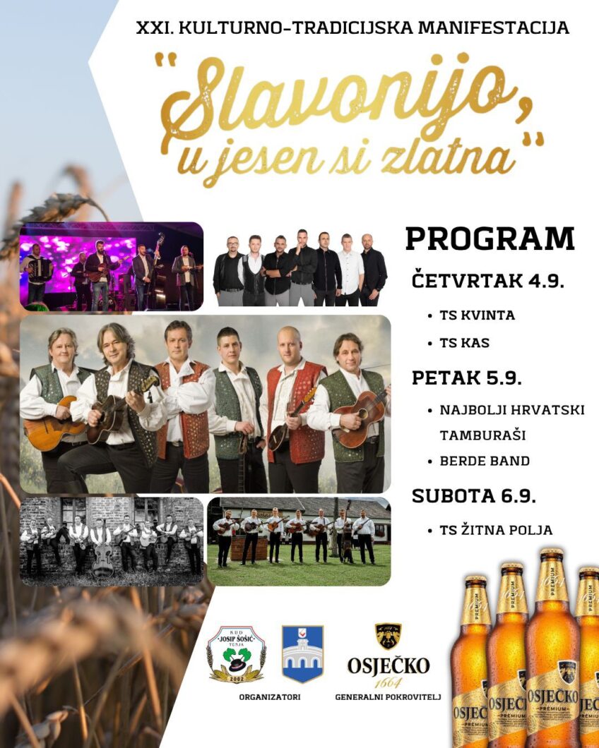 21. manifestacija “Slavonijo, u jesen si zlatna” [program, 2025.]