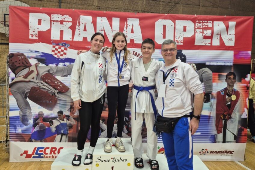 Osječki taekwondo pokazao snagu – zlato i srebro na turniru u Karlovcu
