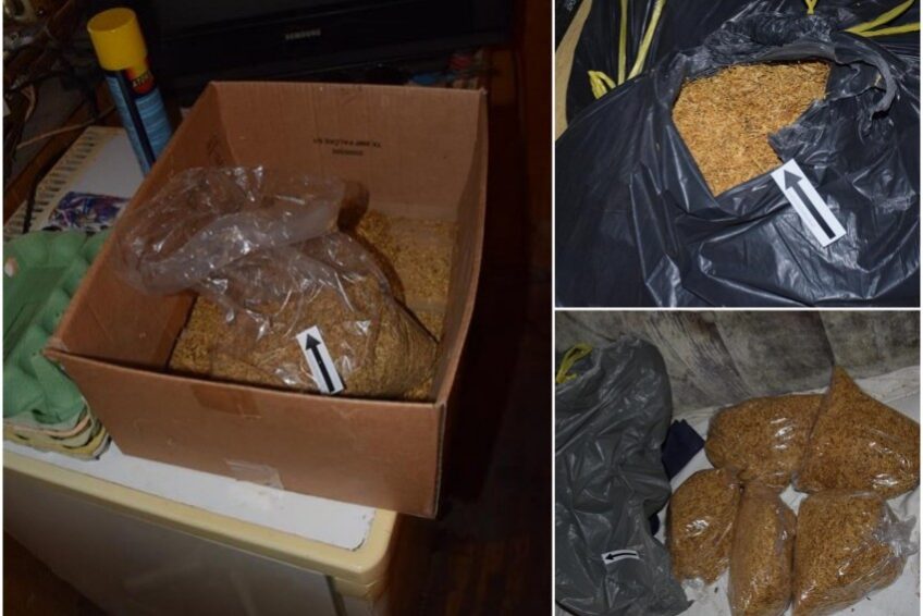 Policija kod Čepina pronašla 22,8 kilograma duhana bez markica
