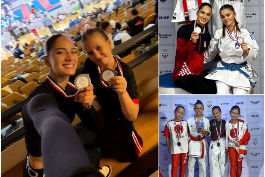 Osječanke blistale u Rijeci: Šegavčić srebrna, Bođirković brončana na Croatia Karate Openu!