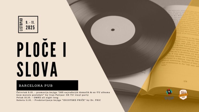 Barcelona pub Osijek: Ploče i slova