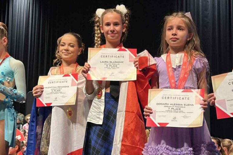 Plesni studio Wings donio kući šest medalja s prestižnog natjecanja u Beču