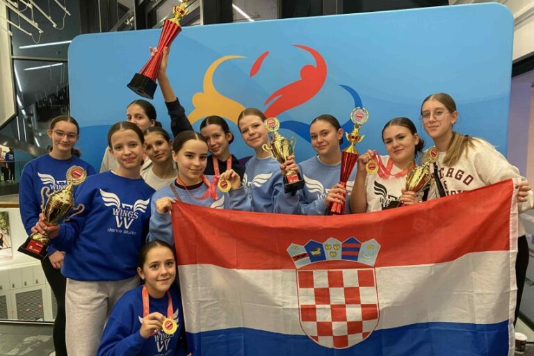 Plesni studio Wings donio kući šest medalja s prestižnog natjecanja u Beču