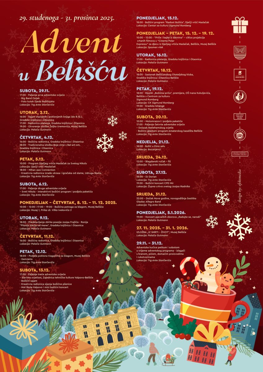 Advent u Belišću [program, 2025.]