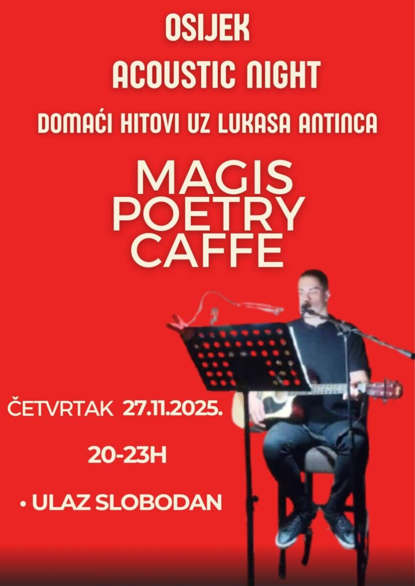 Poetry caffe Magis: Acoustic night – Lukas Antinac