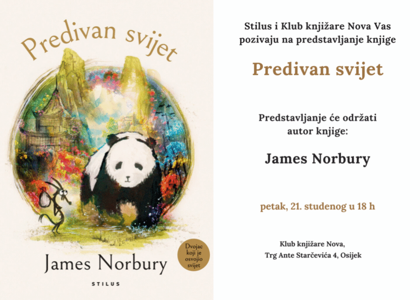 Klub knjižare Nova: Predstavljanje knjige “Predivan svijet“