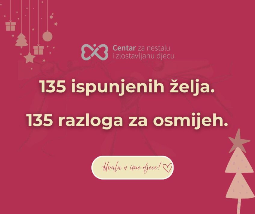 Kada se dobrota umnoži: ispunjeno 135 dječjih želja
