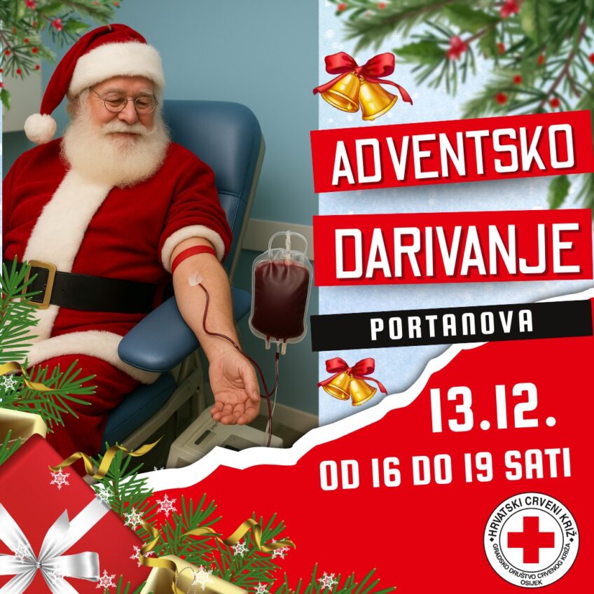 Treća adventska akcija darivanja krvi u Portanovi