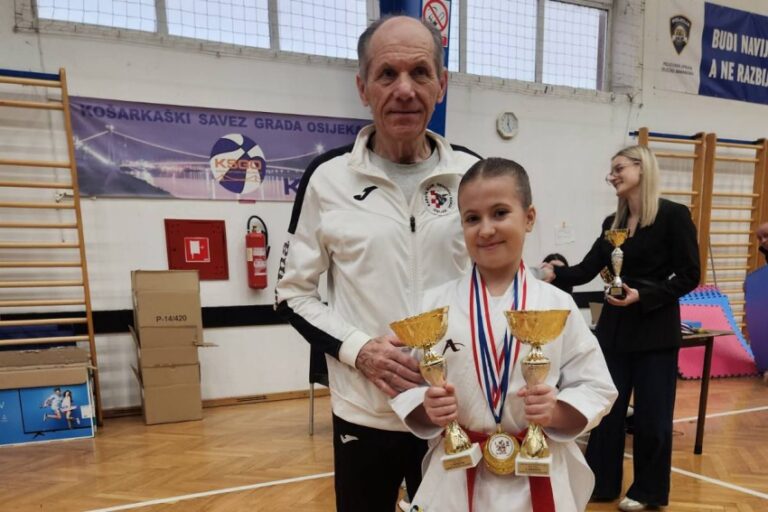 Karate Akademija Osijek najuspješnija na završnici Otvorene karate lige OBŽ