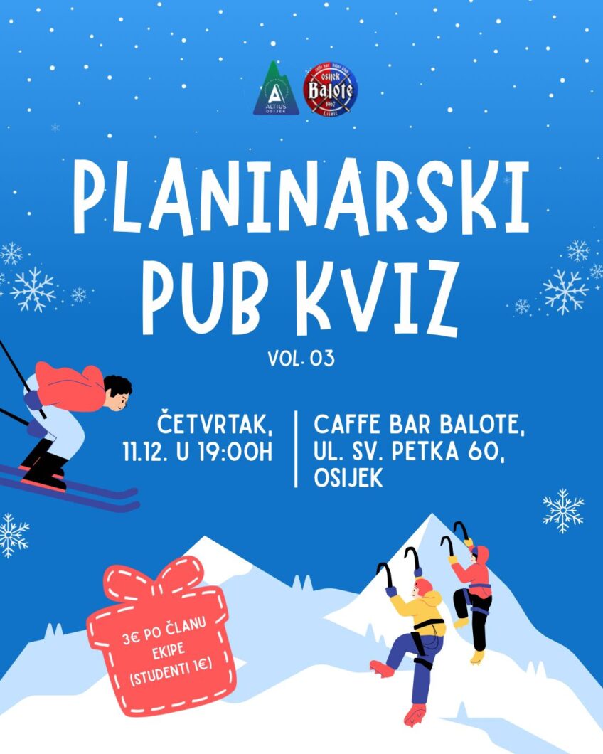 Caffe bar Balote: 3. Planinarski pub kviz