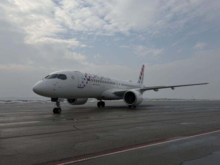 Airbus A220 prvi put u Osijeku – snažan iskorak u povezivanju regije