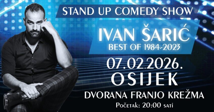 KD Franjo Krežma: Stand up comedy show: Ivan Šarić “Best of 1984.-2023.”