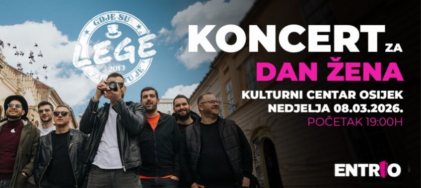 KD Franjo Krežma Osijek: Koncert povodom Dana žena – LEGE