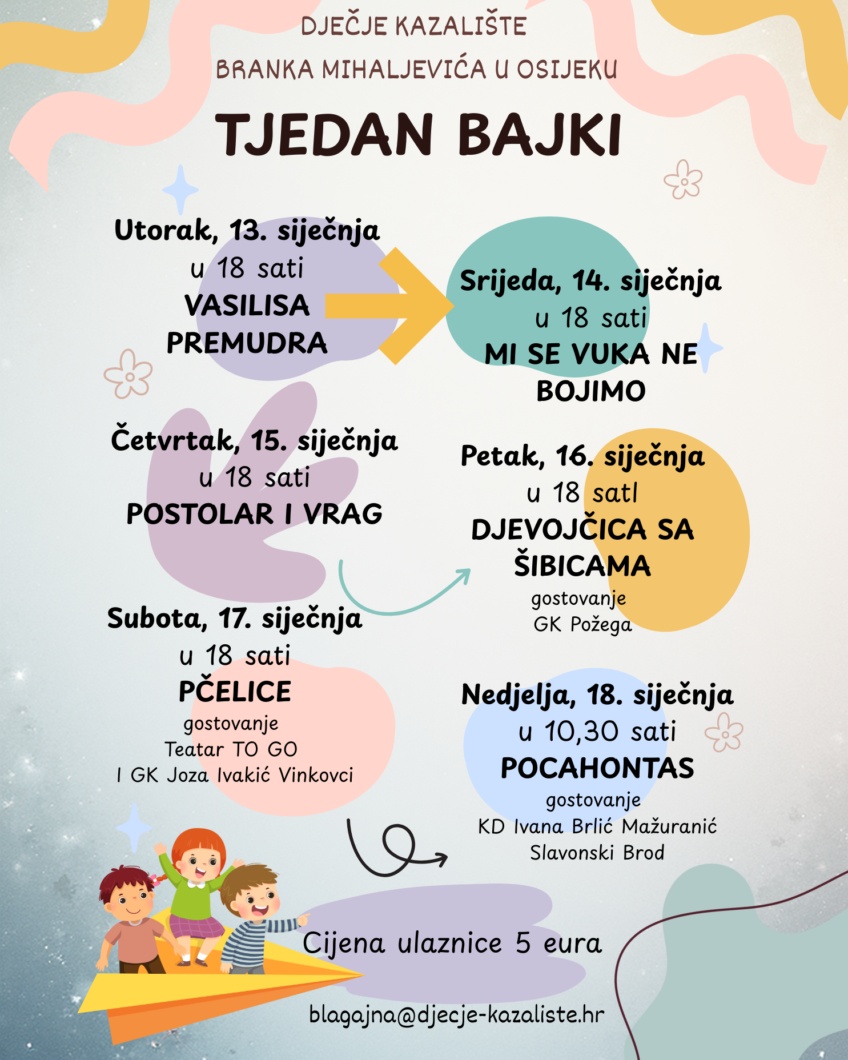 Peti Tjedan bajki: šest čarobnih predstava za male i velike