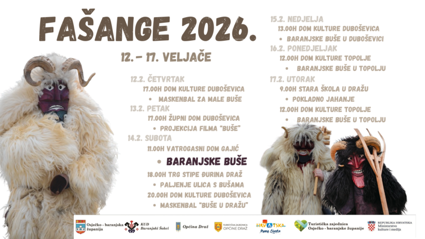 Poklade u Baranji 2026.