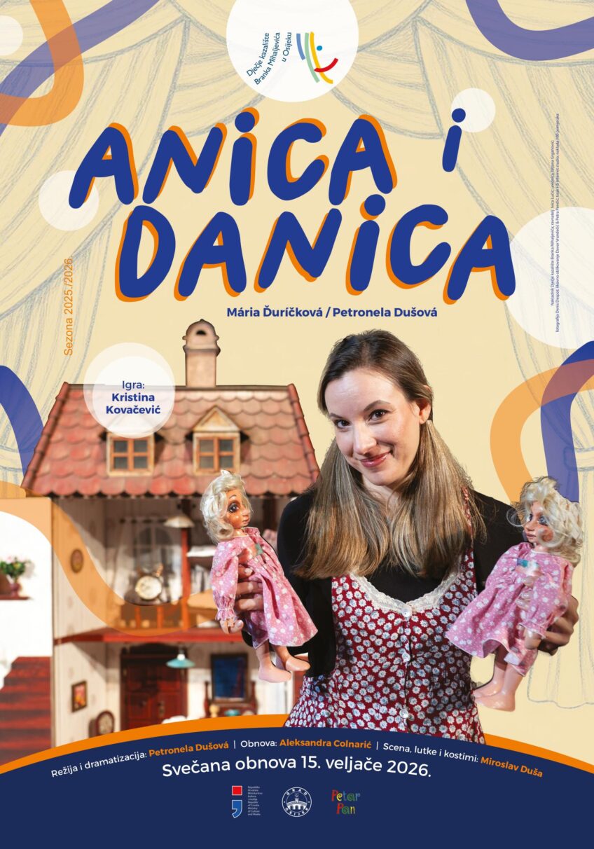 Dječje kazalište Branka Mihaljevića: Premijerna izvedba obnovljene predstave “Anica i Danica”