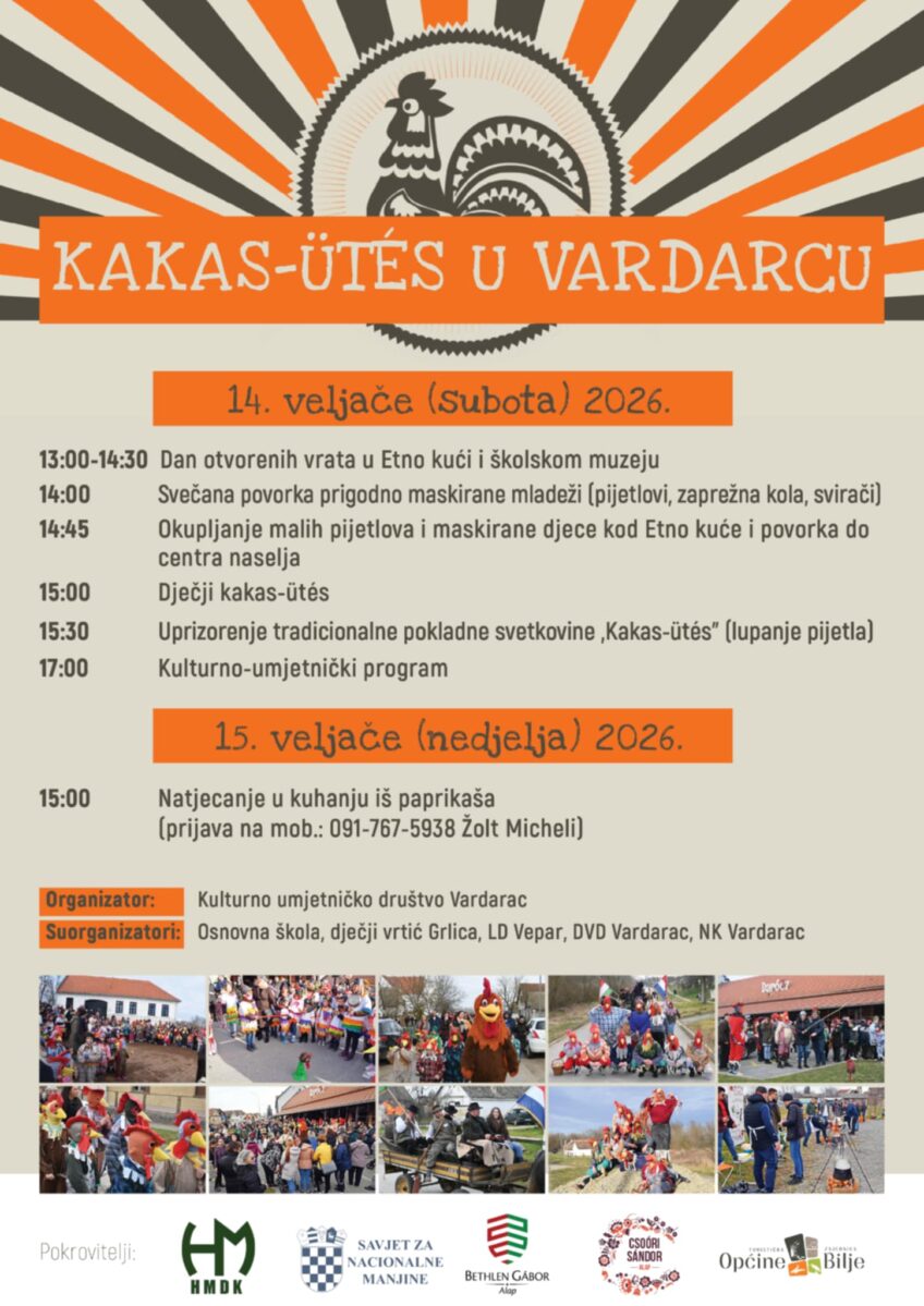 Pokladna svetkovina Kakašütés u Vardarcu [2026.]