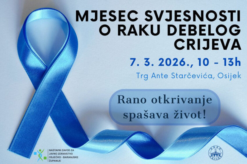 Ožujak, mjesec svjesnosti o raku debelog crijeva