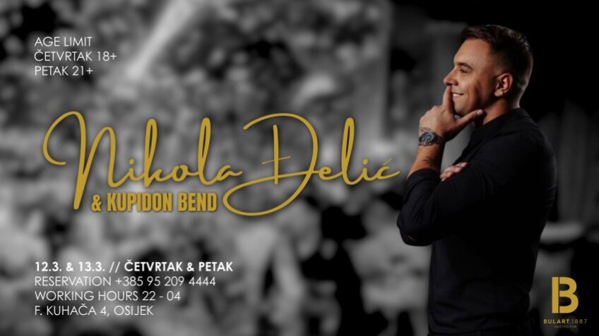 Gastro pub Bulart 1887.: Nikola Đelić i Kupidon bend