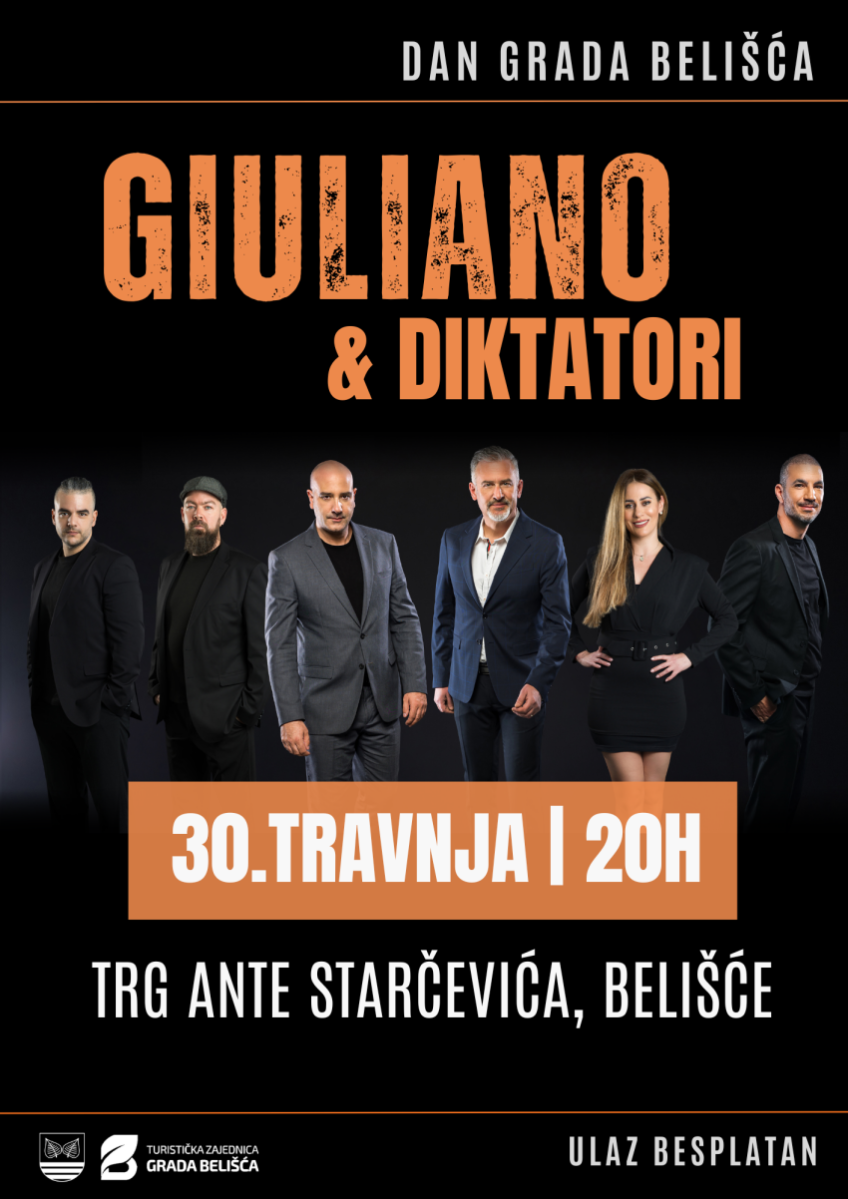 Belišće: Koncert Giuliana i Diktatora za Dan grada