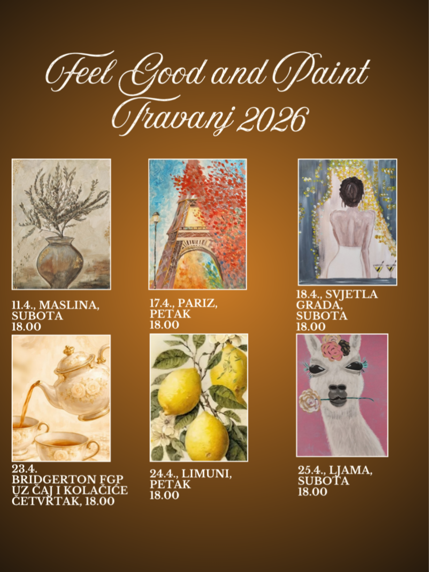 Studio Respect boutique prigode: Feel Good & Paint [travanj, 2026.]