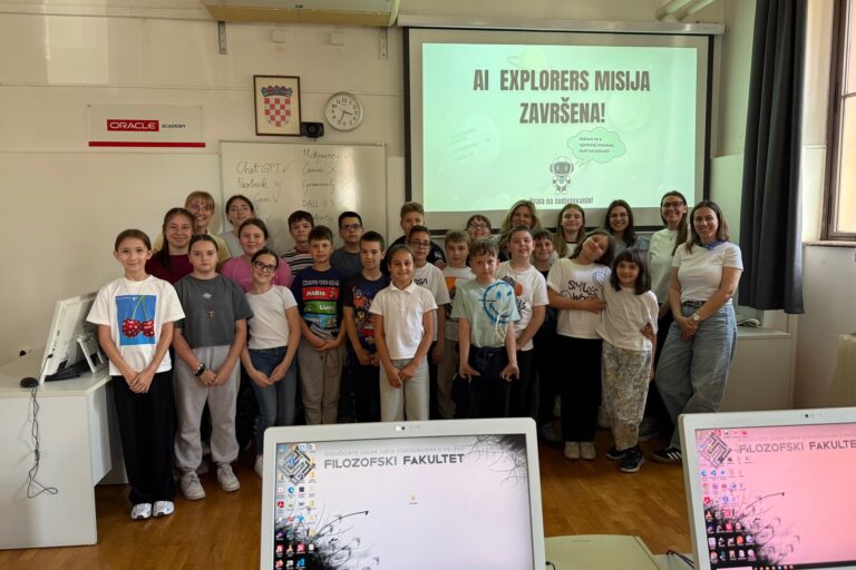 OŠ Višnjevac uspješno provela projekt “AI Explorers – kreativno otkrivanje umjetne inteligencije”
