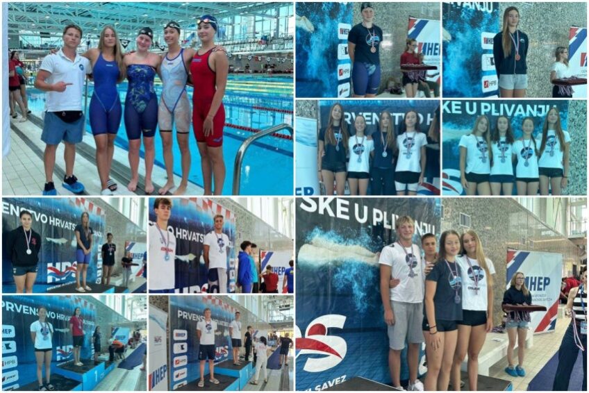 PK Osijek ispisao povijest: Tri državna rekorda i čak 21 medalja na Prvenstvu Hrvatske