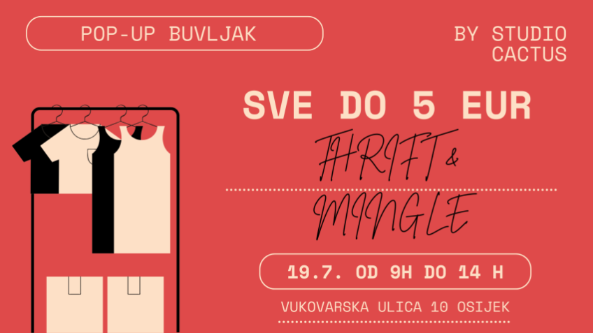Studio Cactus: Pop Up Buvljak i Upcycle radionica