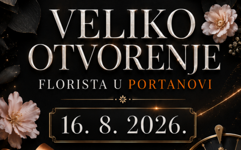Subota neradna, nedjelja radna – a u Portanovu  stiže i Florista!